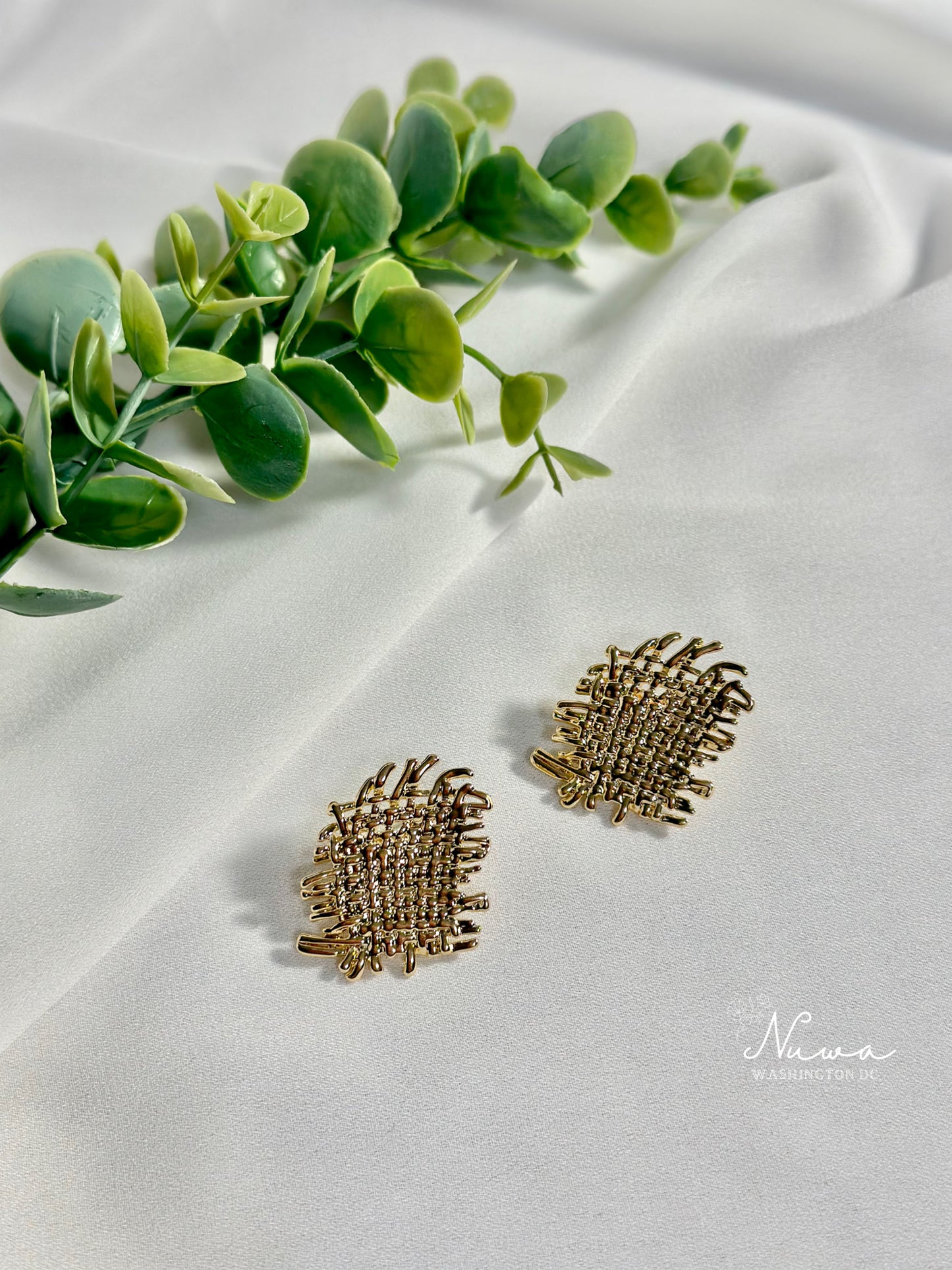 Woven earring