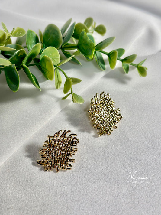 Woven earring