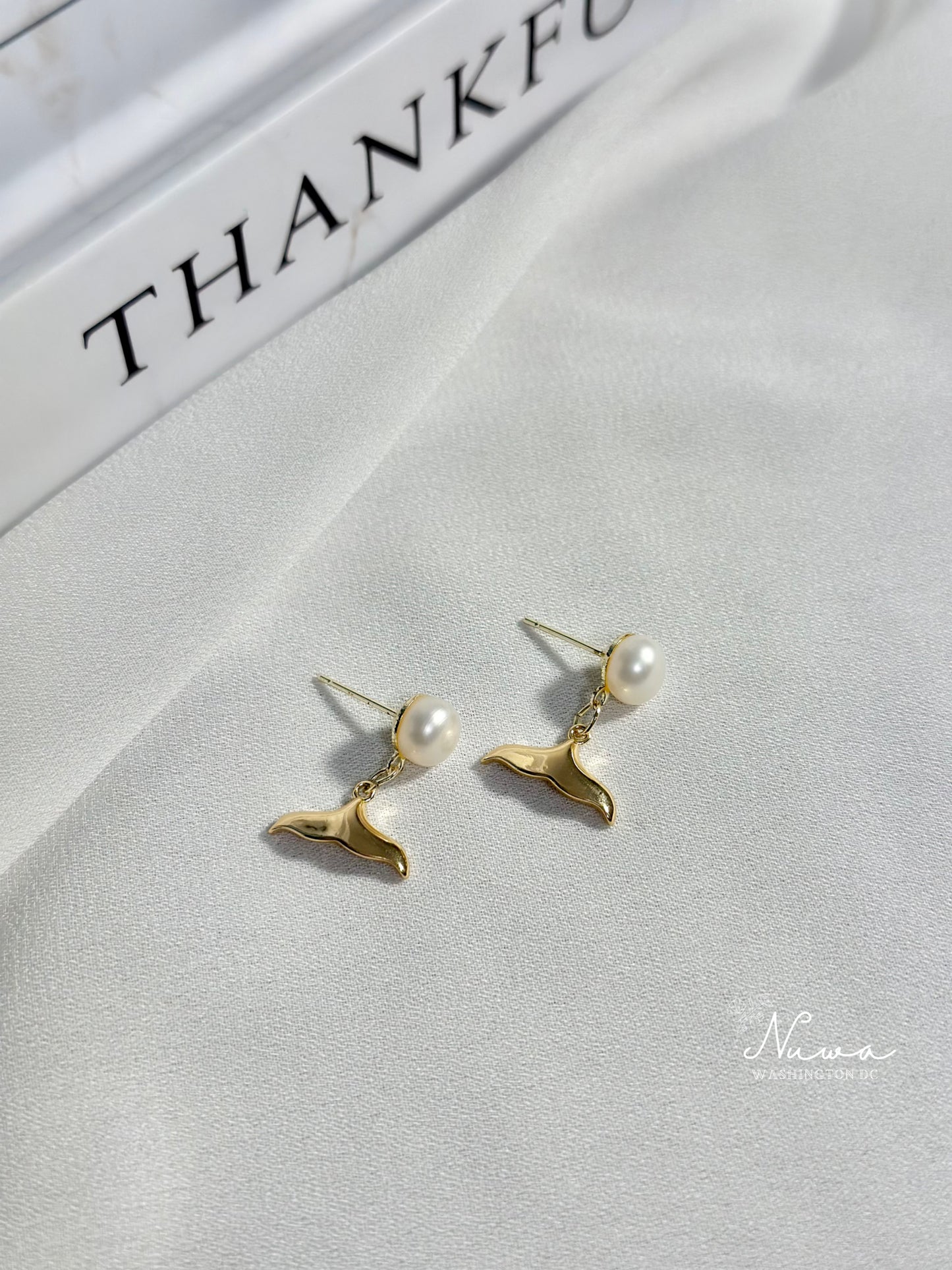 Mermaid tail classic ear stud